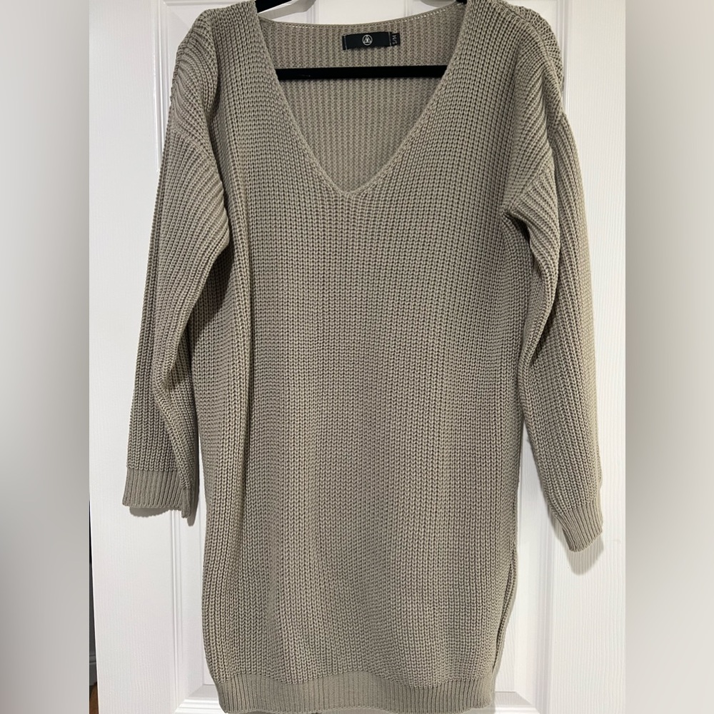 Missguided Oversized Sweater Dress